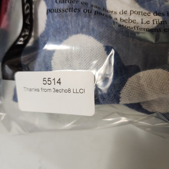 Betabrand Blue Polka Dot Cowl Neck Pullover Tunic Hoodie Large Made in USA - Picture 16 of 16